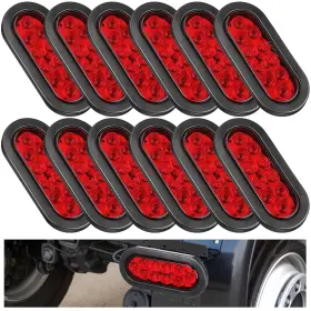 Jf-yexiya-2129 Yexiya 12 Pack Oval Led Trailer Light Kit 10 Stop Reverse Turn Tail Lights With Wir Jf-yexiya-2129 Yexiya 12 Pack Oval Led Trailer Light Kit 10 Stop Reverse Turn Tail Lights With Wir