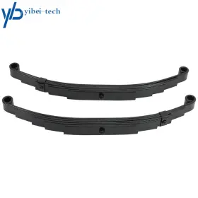 Yi245098t Yibei-tech Set Of 2 Trailer Leaf Spring 5 Double Eye 3000 Lbs Cap For 6000 Axle