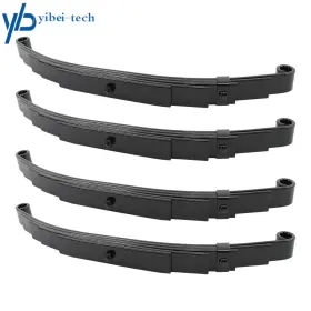 Yi245105t Yibei-tech Set Of 4 Trailer Leaf Spring 5 Double Eye 3000 Lbs Cap For 6000 Axle Yi245105t Yibei-tech Set Of 4 Trailer Leaf Spring 5 Double Eye 3000 Lbs Cap For 6000 Axle