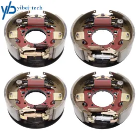 Yibei-tech Yi393211t 4 Pcs 12-1/4 Inch X 3-3/8 Hydraulic Brake Fits 9k 10k Trailer Axle 23-411 23-410