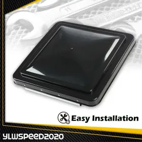 V-02trc0001abk Ylwspeed20 1 Black 14 Inch X Replacement Roof Vent Cover Camper Rv Trailer Ventline H/p #2 V-02trc0001abk Ylwspeed20 1 Black 14 Inch X Replacement Roof Vent Cover Camper Rv Trailer Ventline H/p #2