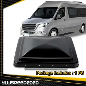 V-02trc0001abk Ylwspeed20 1 Black 14 Inch X Replacement Roof Vent Cover Camper Rv Trailer Ventline H/p V-02trc0001abk Ylwspeed20 1 Black 14 Inch X Replacement Roof Vent Cover Camper Rv Trailer Ventline H/p