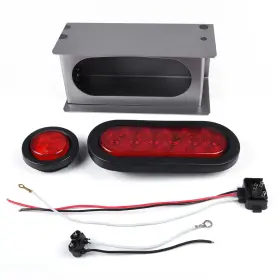 Ylw3397896 Ylwspeed2000 6 Inch Tail Light / 2 Marker Stop Lamp New Fit For Led Trailer Truck Steel Housing