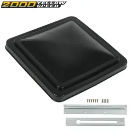 Ylw830816 Ylwspeed2000 New 14 Inch X Replacement Roof Vent Cover Camper Rv Trailer Ventline Black #2