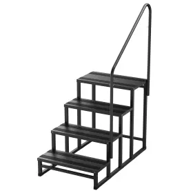 My180-4 Yolando Rv Steps With Handrail 4 1 Stairs W Elderly Kids Wide Platform