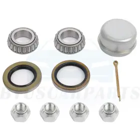 Cs10789775 Zonemotive 4 On Inch Boat Trailer Galvanized Hub And 1 X 44643 Bearings Fits 2000lb #3
