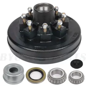 Cs10789777 Zonemotive 8 On 6.5 Inch Boat Trailer Galvanized Hub Bearings For 7000lbs Axle L14125a X L25580