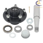 Lug 5" Bolt Trailer Hub Kit Circle #84 Spindle W/bearing 2000 Lbs Axle. Fixed Price $62.36.