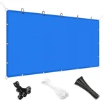 2FT Blue Sun Shade Sail Canopy Uv Block Heavy Duty Straight Edge For Outdoor. Fixed Price $92.65.