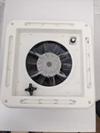 Rvlovent 12V 3 Speed Trailer Roof Fan 11" Manual Lift Dome Van Lid Smoke. Fixed Price $89.00.