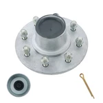 Pre-assembled 8-LUG 6.5" Galvanized Trailer Hub Kit Fit For 7000LB #42. Fixed Price $64.84.