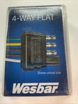 Wesbar 707286 4-WAY Flat Connector. Fixed Price $12.95.