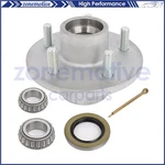 Bearings With Trailer Galvanized Hub On 4.5" For 3500 Lbs Axle 44649 68149. Fixed Price $51.36.