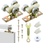 2 Packs Sliding Door Hanger Pocket Assembly Rv Roller Connection Plate Interior. Fixed Price $22.50.