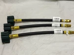 Lot 3 Marshall Excelsior Mec MER425-12 12" Lp Gas Propane Adapter Hose Pigtail. Fixed Price $32.00.