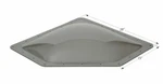 Icon Technologies 12081 Skylight; NSL2412S; Smoke For Standard 24" X 12" Opening. Fixed Price $152.83.