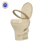 Residential Height Camper Rv Toilet Gravity Flush Soft Close Seat Seaflo Foot. Fixed Price $259.99.