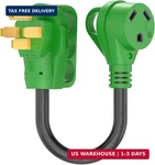 Rvguard Amp To Adapter Cord 12 Inch, Nema 14-50P TT-30R, Do. Fixed Price $28.98.