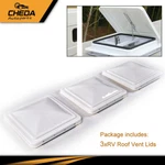 3 Pack White 14" X Replacement Roof Cover Camper Trailer Ventline Us. Fixed Price $36.22.