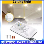 Rv Interior Double Dome Light 24LED 3000LUMENS 12V Marine Trailer Camper. Fixed Price $13.29.