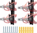 Jack Wall Organizer: Stands Mounts Fit 2&3 Ton, Black. Fixed Price $42.99.