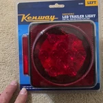 Kenway Submersible Left Light. 12 V, Up To 80" Trailer. License Plate. Fixed Price $10.00.