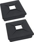 4" Square Rubber Bumper Plug End Cap Cover Rv Camper Trailer - 2 Pack. Fixed Price $11.94.