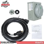 Generator Cord And Power Inlet Box Waterproof Combo Kit Nema L14-30 25FT Amp. Fixed Price $67.29.