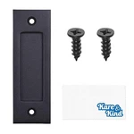 Kare & Kind Sliding Barn Door Handle 6-INCH (black) Easy Install Flat Botto. Fixed Price $55.99.