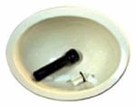 Lasalle Bristol 16 156PP 10" X 13" Ivory Oval Lavatory With Co Plug. Fixed Price $44.56.