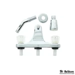 Road & Home Chrome 2-HANDLE Single Function Shower Faucet RVPO63. Fixed Price $41.40.