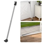 Door Stoppers Bar, Securityman 3 In 1 Adjustable Pack, Chrome. Fixed Price $27.25.