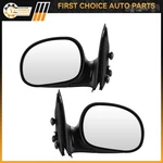 Power Side Mirrors Fits 1997-2004 Ford F-150 Manual Fold Black Cover Left+right. Fixed Price $63.49.