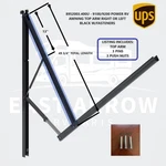 8952003.400U - 9100/9200 Power Rv Awning Top Arm Right Or Left Black W/fasteners. Fixed Price $139.95.