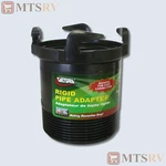 Valterra Rotating Rigid Sewer Pipe Bayonet Adapter W/3" Male Thread Black T1027. Fixed Price $7.94.