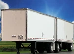 1/64 Dcp White 28' Wabash Dry Van Pup Trailer Set. Fixed Price $84.99.