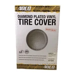 Adco 9754 Diamond Plated Vinyl Spare Tire Cover (size E) Diameter 29 3/4". Fixed Price $9.45.