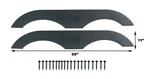 Pair Of Tandem Fender Skirt Gray For Rv Campers Travel Trailers. Fixed Price $124.95.