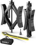 Camper Rv Wheel Chock Stabilizer, Heavy Duty X-shaped Black. Fixed Price $64.88.