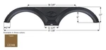 Icon 12248 Tandem Axle Fender Skirts Rv. Fixed Price $262.32.