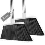 Nacena Heavy Duty Broom, 55 Inch Long Handle Outdoor Large Angle Brooms, Commerc. Fixed Price $27.81.
