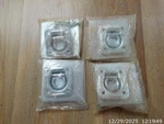 Flush Mount Tie Down Lashing Rings W/backing Plate WF55801 Qty 4. Fixed Price $27.00.