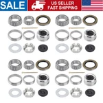 4SETS Trailer Hub Wheel Bearing Replace Kit 25580 14125A Fits 5200-7000LBS Axles. Fixed Price $56.99.