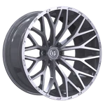 Tis 20X10 6X5.50 -24 566BSM Brushed Silver & Milled Wheel Rim. Fixed Price $478.00.
