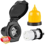 Ficstar Amp Rv Power Inlet Receptacle 125V Twist Lock Nema L5-30R. Fixed Price $44.59.