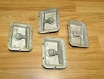 4 Vintage Paddle Flush Mount Door Handle Latch Semi, Truck, Trailer, Norse Co.. Fixed Price $39.99.
