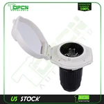 Amp 125V/250 Rv Power Cord Twist Electrical Lock Inlet Boat Marine. Fixed Price $14.63.