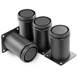 Masendelk Inch Metal Furniture Legs Stainless Steel Adjustable 3", Black. Fixed Price $31.45.