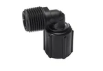 Flairit Central Pexlock 30785 Sw Elbow, Mpt 1/2"FPT, Black. Fixed Price $13.95.