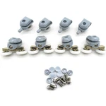 8 Pcs Top/bottom Shower Door Rollers/runners/pulleys/wheels Bathroom Replacement. Fixed Price $17.75.
